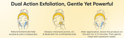RAXACA Turmeric + Kojic Acid Cleansing Pads